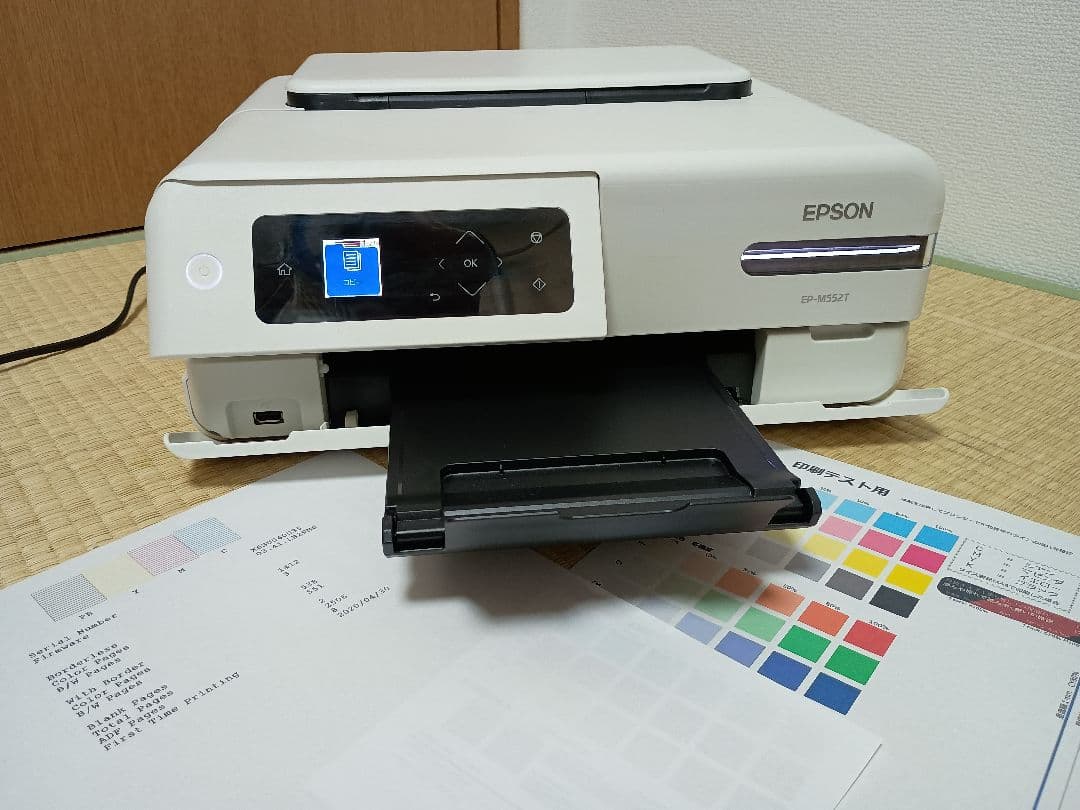 [111]【動作良好・約2500枚】エプソン　エコタンクEP-M552T