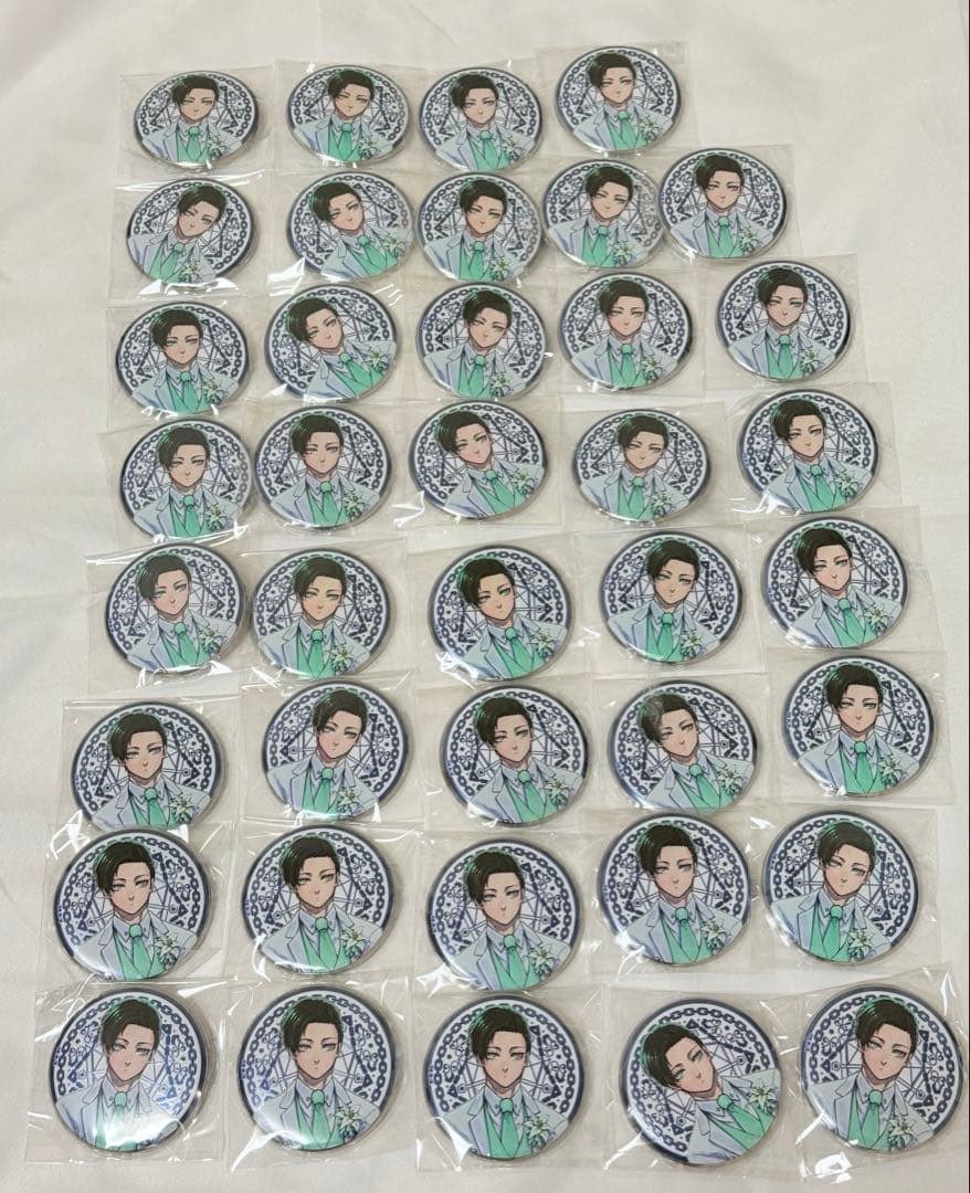 ブルロ展 糸師凛 アルティメタル缶バッジ