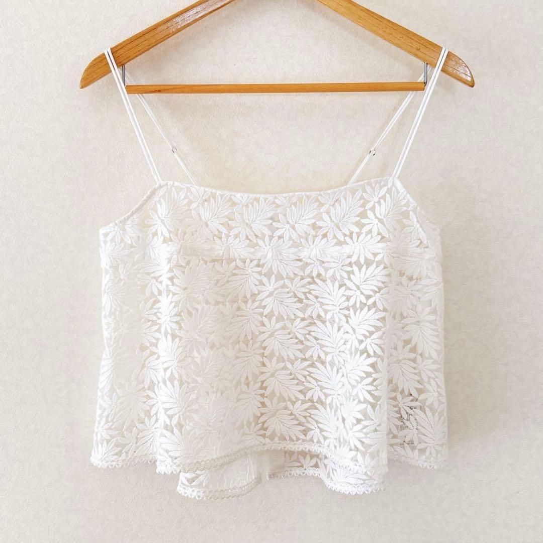 イエナ IENA レースショートキャミソール