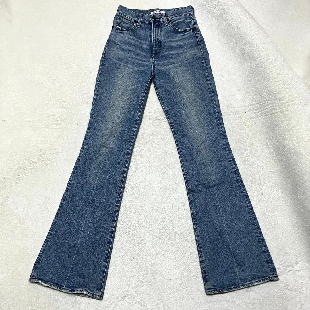 MOUSSY MVS FLARE 24 インディゴ コットン フレア ロング丈 MOUSSY | MVS FLARE(L) / ロングサイズ (フレア ) |SHEL'TTER WEBSTORE