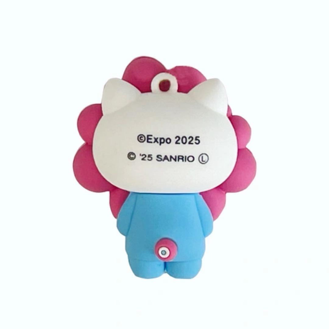新品 万博 サンリオ ミャクミャク 立体 マスコット キーホルダー