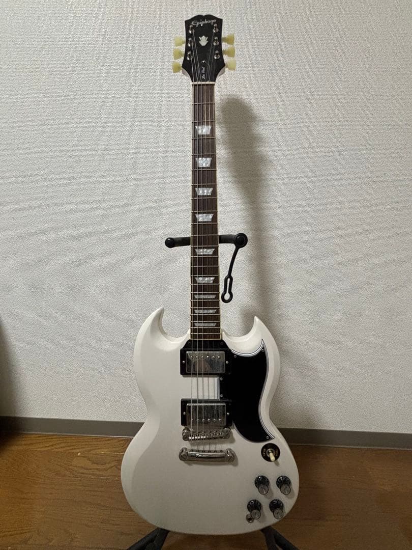 Epiphone レスポールSG ホワイト　エレキギター　ハードケース付き 楽天市場】epiphone レスポール ハードケースの通販