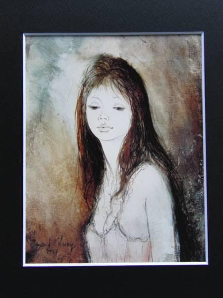 B・シャロワ、ソフィー、日本未発売・限定画集画、額付