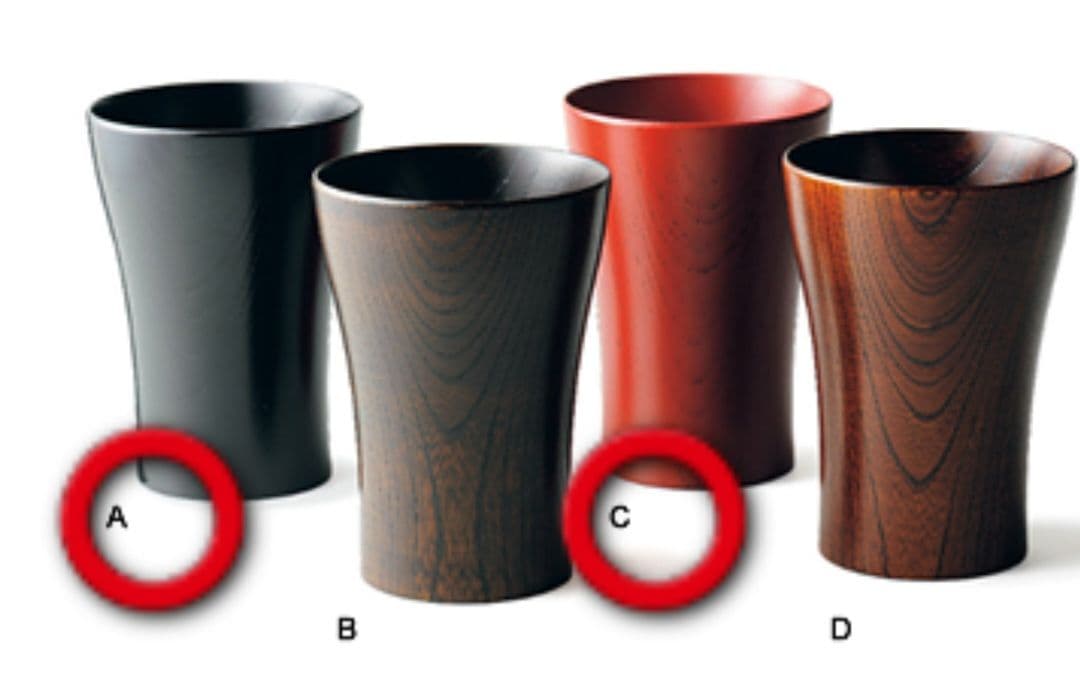 漆工房　大島　漆器カップ 2点　新品未使用