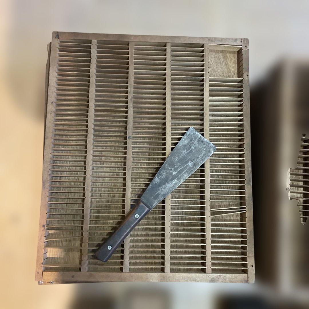 ゲリラセット】活版印刷所から出た木のもの 色々 50個くらい-7【活版