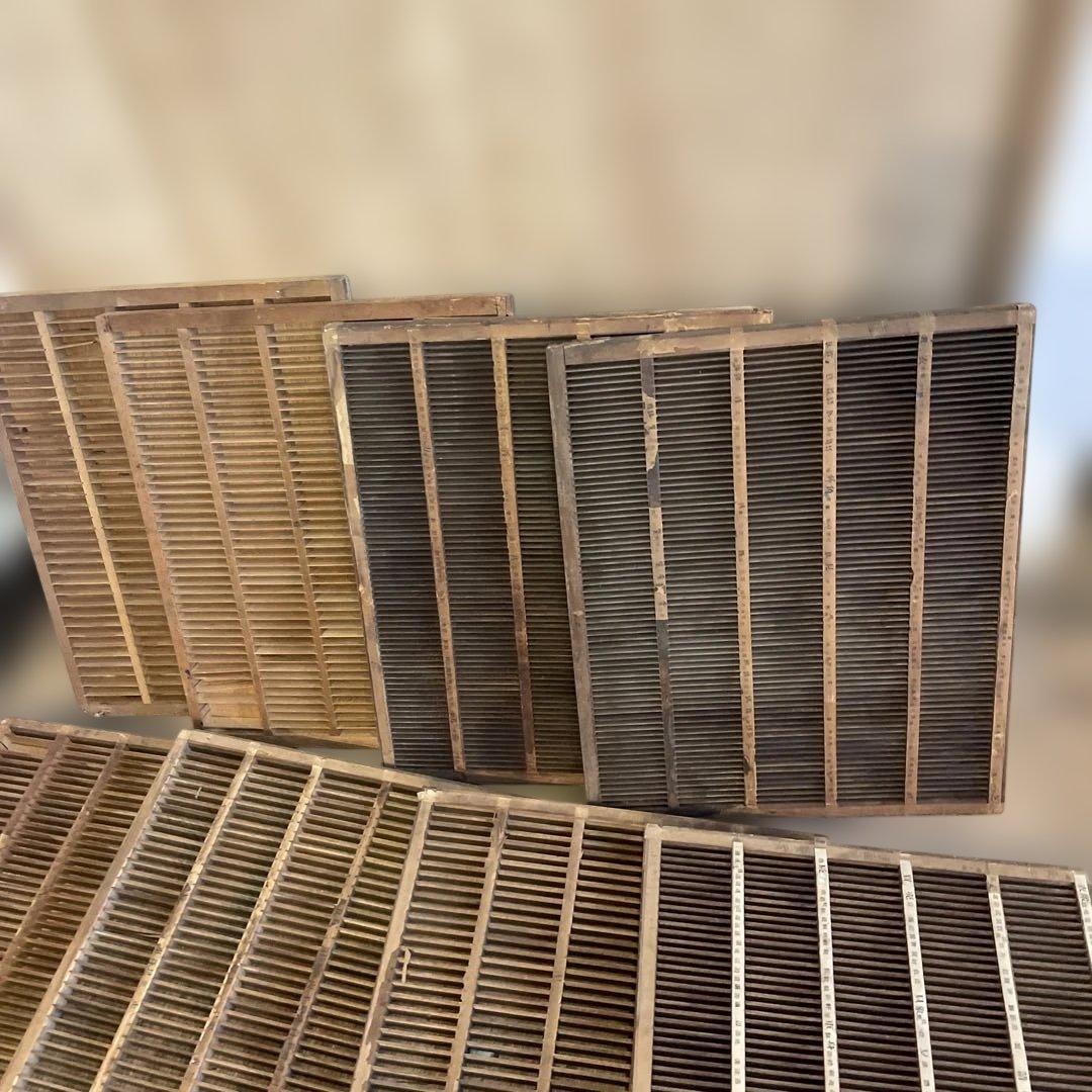 ゲリラセット】活版印刷所から出た木のもの 色々 50個くらい-7【活版