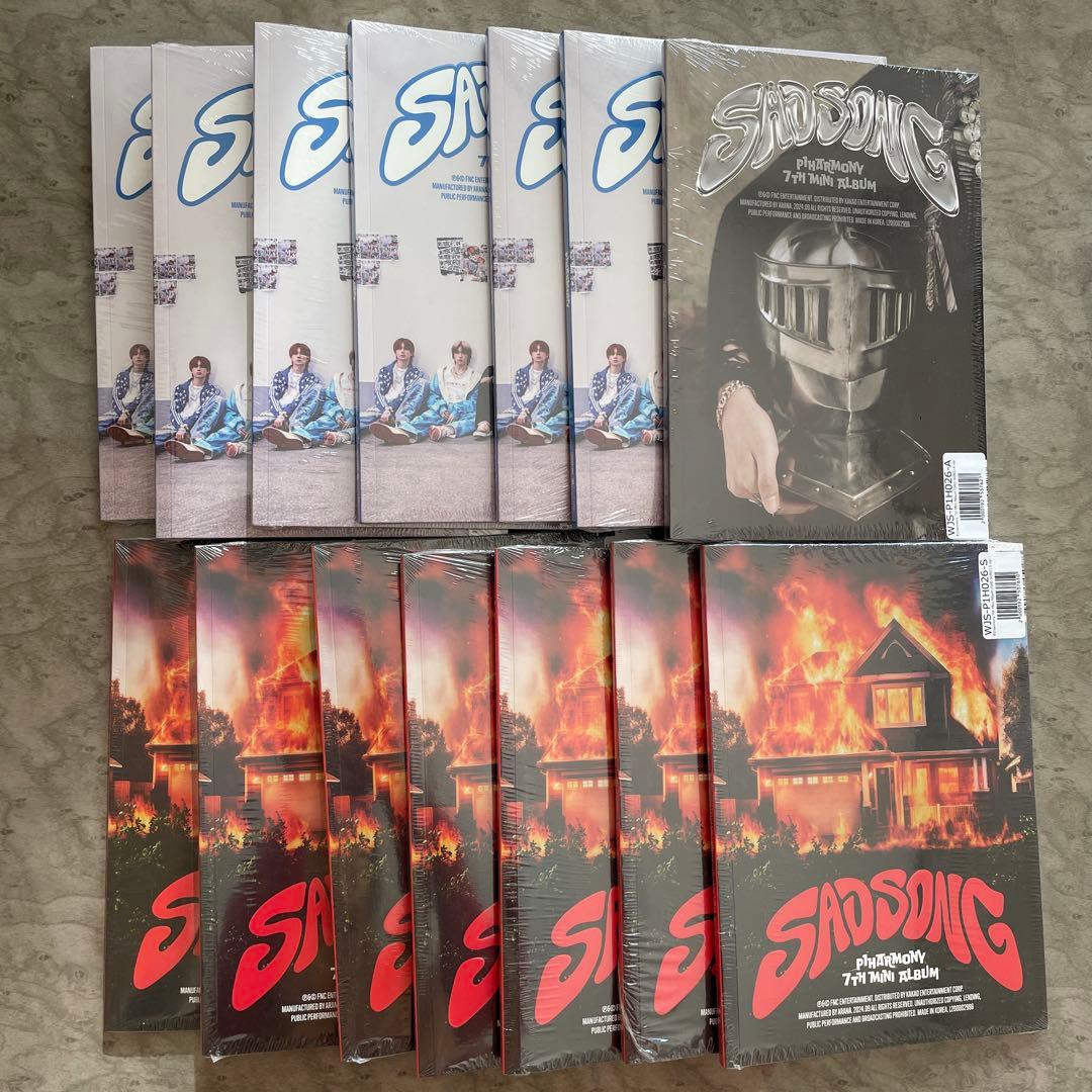 P1Harmony SAD SONG 7th Mini Album 14枚セット Amazon.com: P1HARMONY SAD SONG 7th Mini Album (LP Ver. + Gift Card