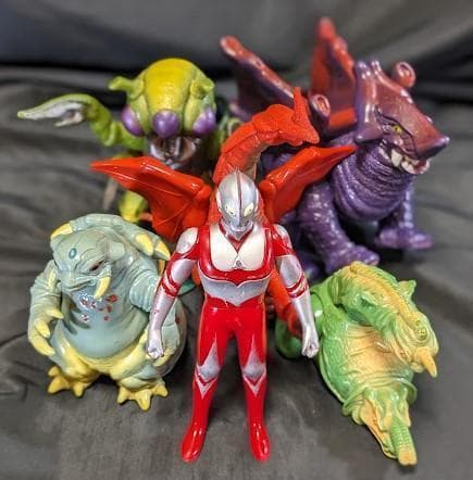 ウルトラマングレート＆登場怪獣（バンダイ）ソフビフィギュア６体セット