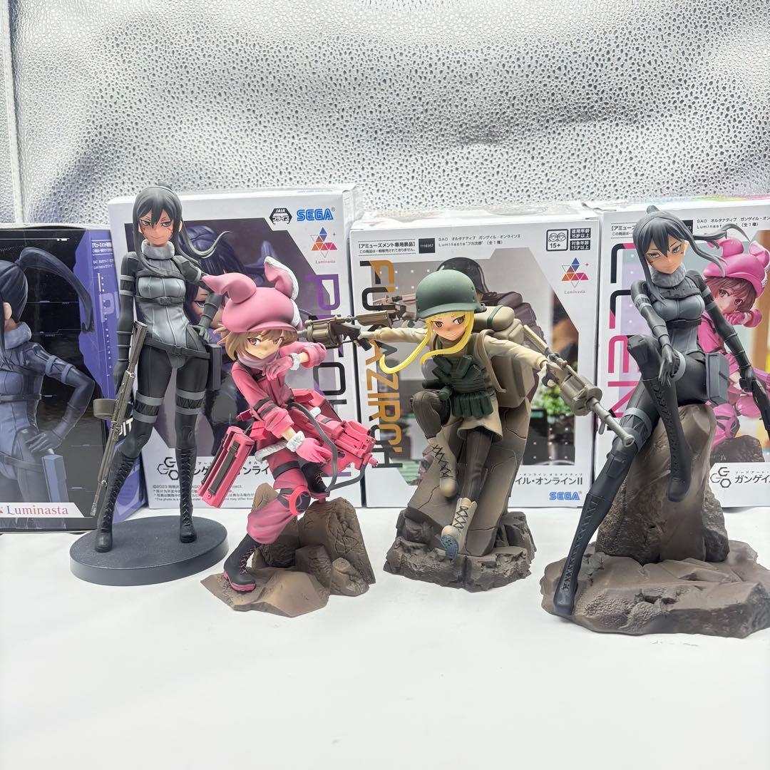 GGO ガンゲイルオンライン　フィギュア　リペイント　セット