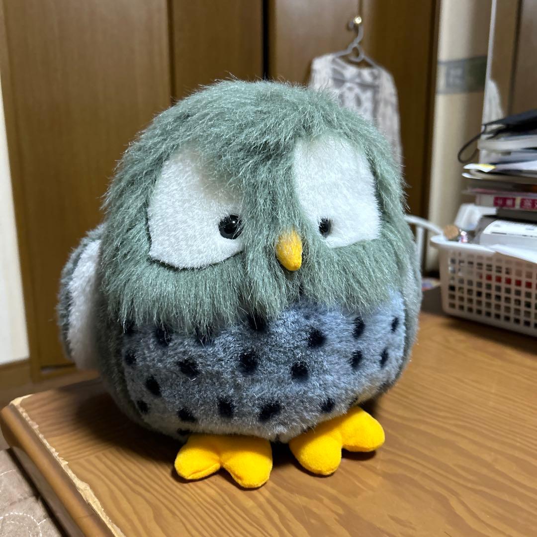 ヒロクンハウス フクロウ ぬいぐるみ 昭和レトロ人気者 - メルカリ