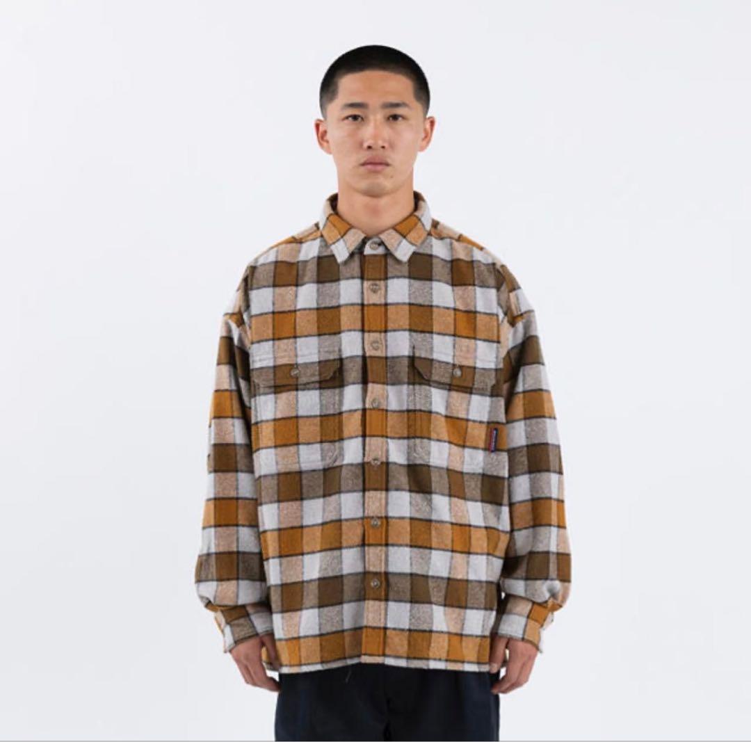 トップス DESCENDANT 20AW VANING CHECK LS SHIRT