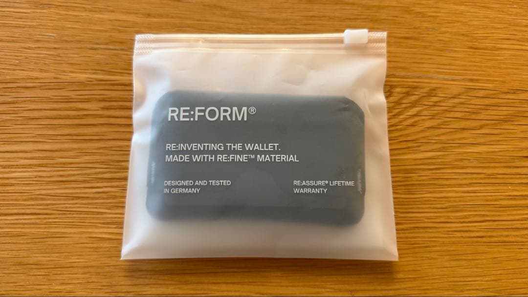 新品RE:FORM RE:01 COIN SLEEVE REFORM 財布