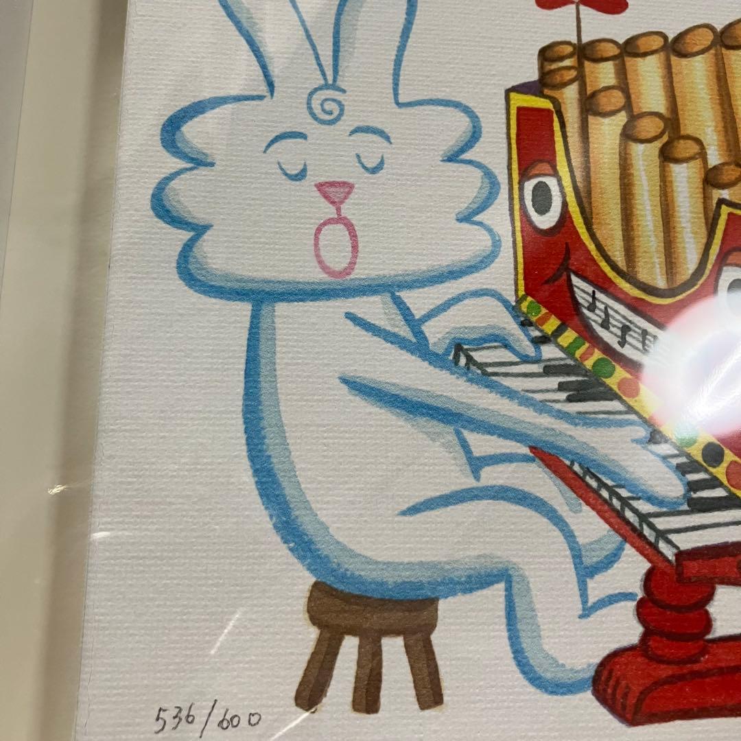 真作 ロドニーグリーンブラット 直筆サイン入り ジクレー版画 サンダー