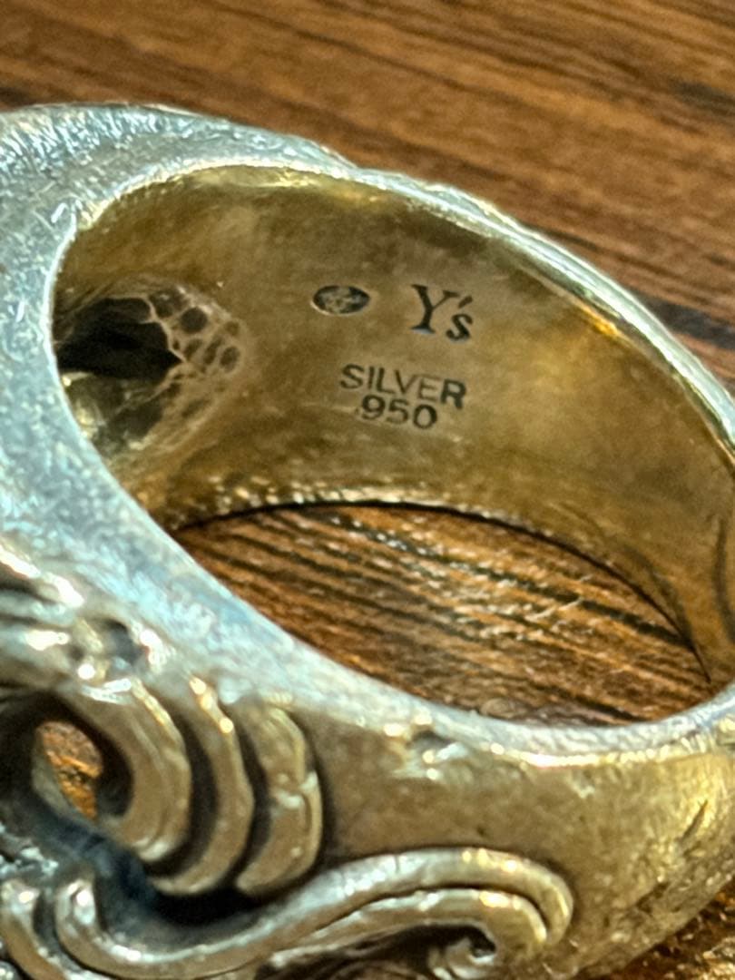 2007年 Y's 退廃 シグネットリング シルバー950 ヨウジヤマモト - メルカリ