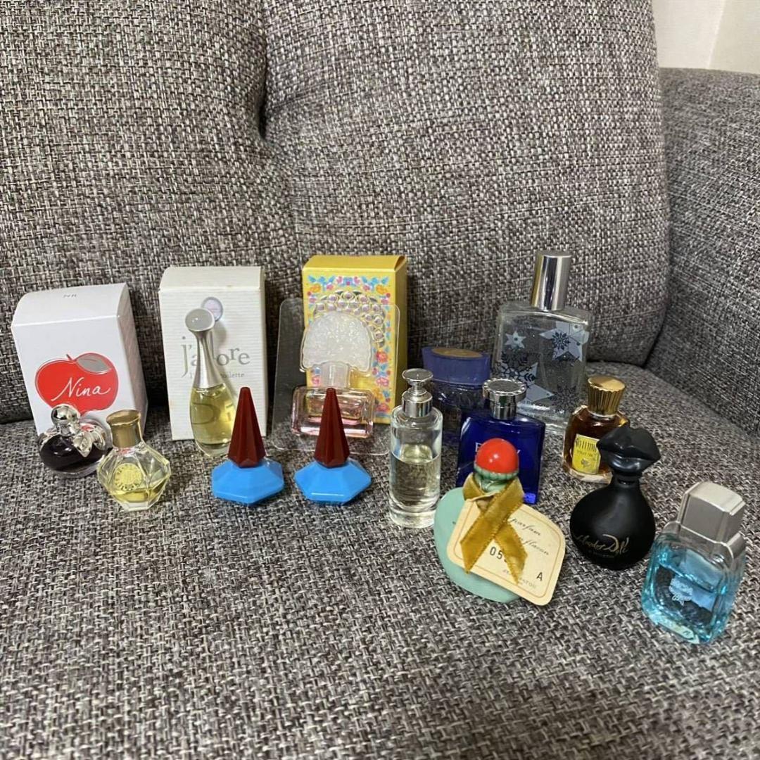 香水まとめ売り　ディオール ブルガリ ニナリッチ ジャンパトゥ MCM アナスイ