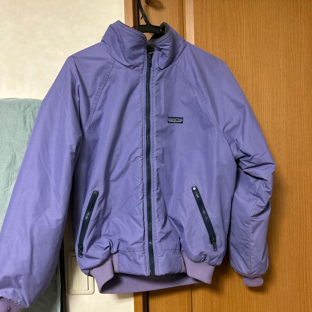 patagoniaシェルドシンチラジャケットラベンダー三角タグ80s USA製