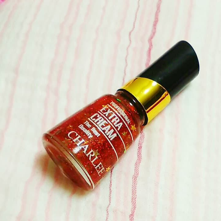 ネイルカラー★131★マニキュア★超速乾★キャロットスターラメ★激安★