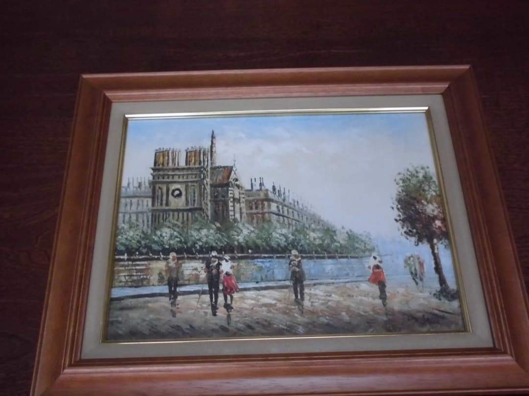 大聖堂前　佐伯祐三　F6