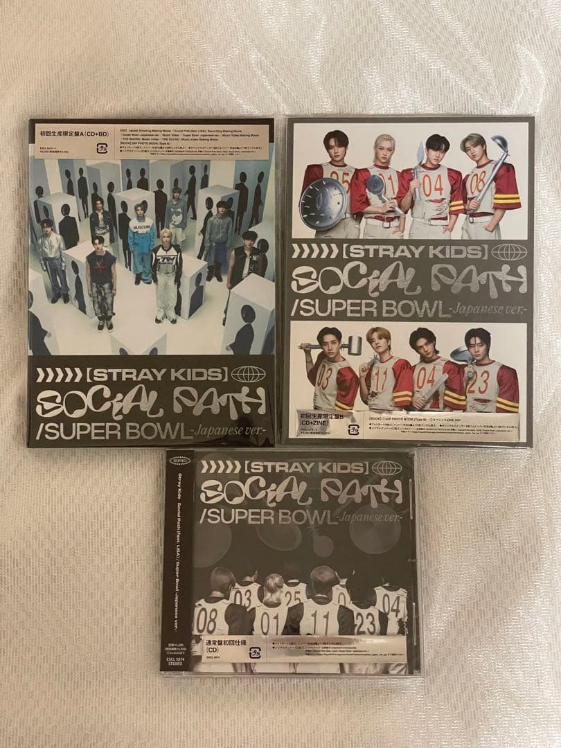 【Stray Kids】 スキズ SOCIAL PATH 初回盤3点セット