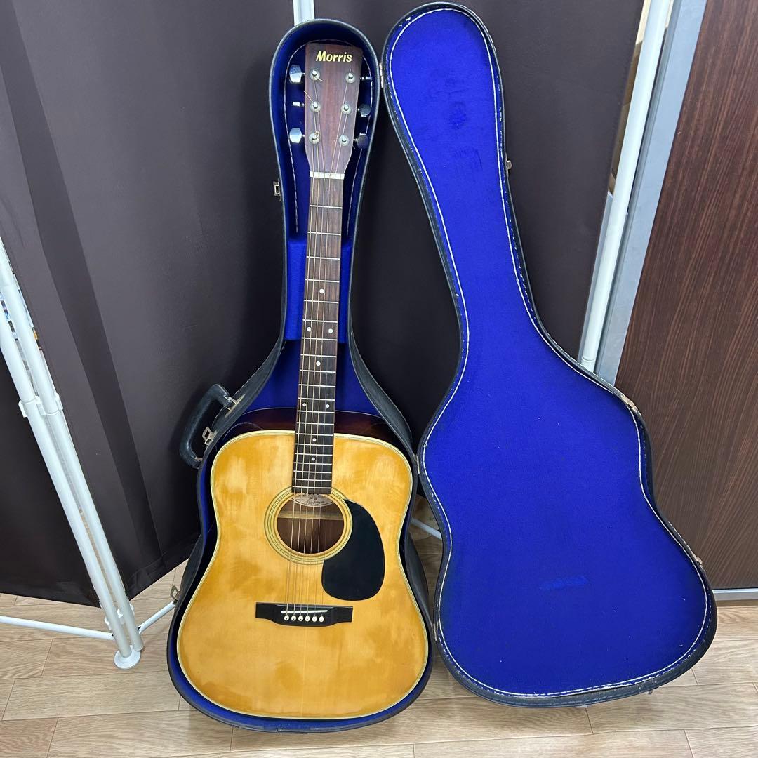 MORRIS アコースティックギター W-20 ハードケース付き