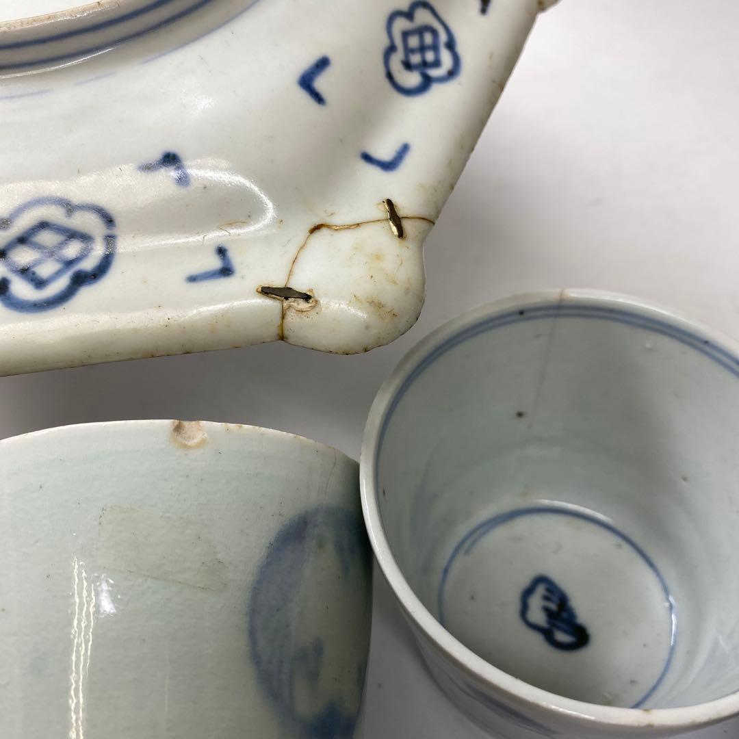 古伊万里 染付盃洗 中皿 蕎麦猪口色々 9点タコサ 東さ7-0323② - メルカリ