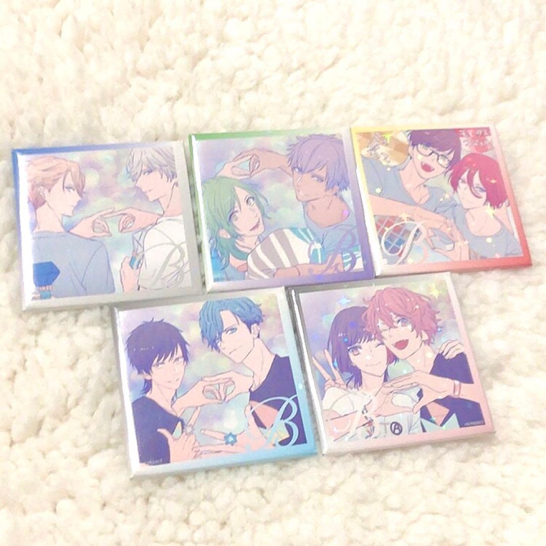 B-PROJECT ブリパ スクエア缶バッジ Bプロ 5種セットまとめ売り - メルカリ
