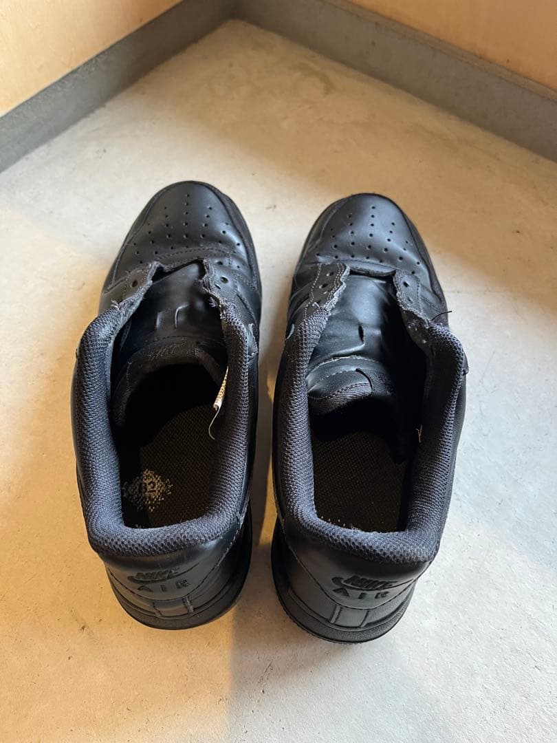 NIKE AIR FORCE 1 ブラック 黒 26.5cm 箱なし