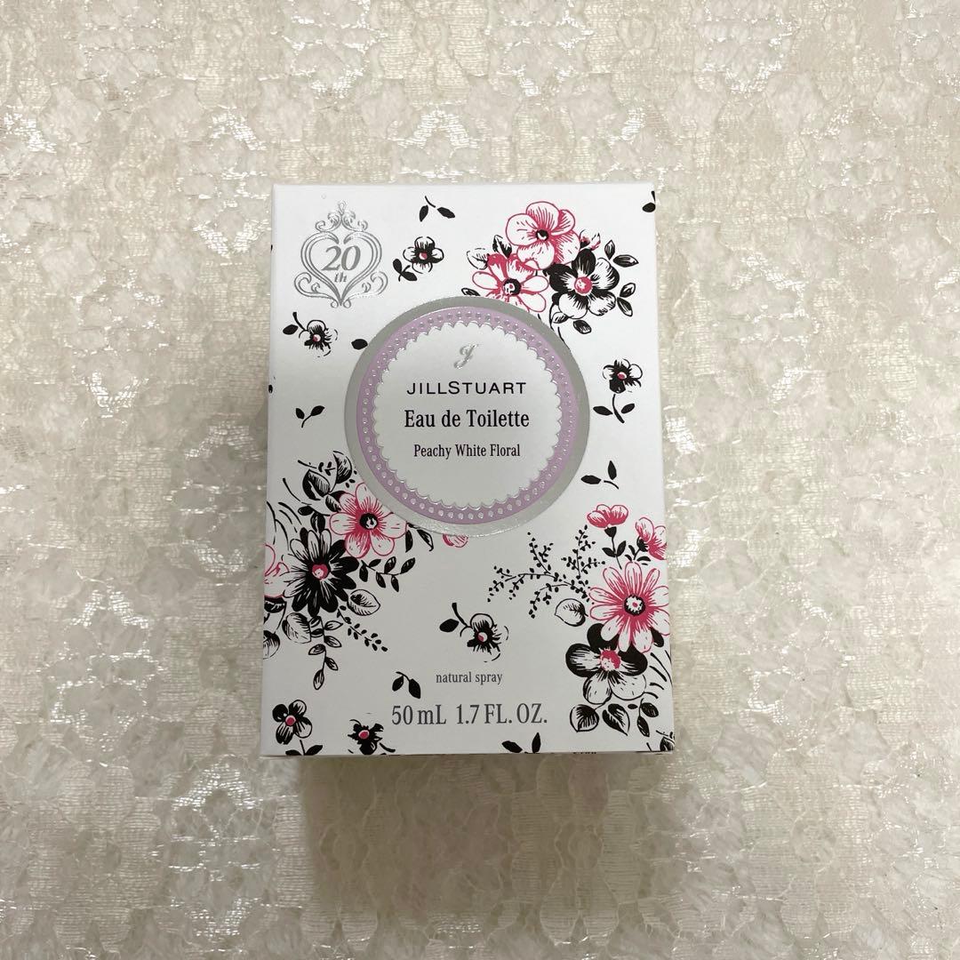 ピーチーホワイトフローラルオードトワレ ジルスチュアート 50ml 20th