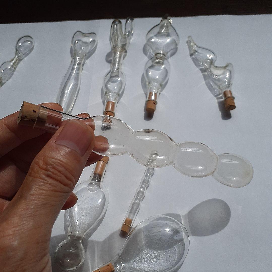 ゴム風船型N アンティーク硝子 昭和レトロ レトロ雑貨 とろとろガラス