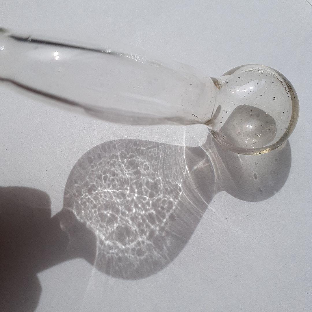 ゴム風船型N アンティーク硝子 昭和レトロ レトロ雑貨 とろとろガラス