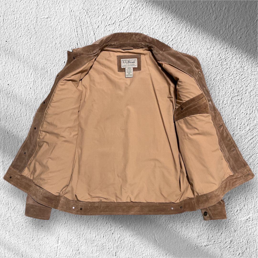 L.L.BEAN エルエルビーン スウェード レザー トラッカージャケット M