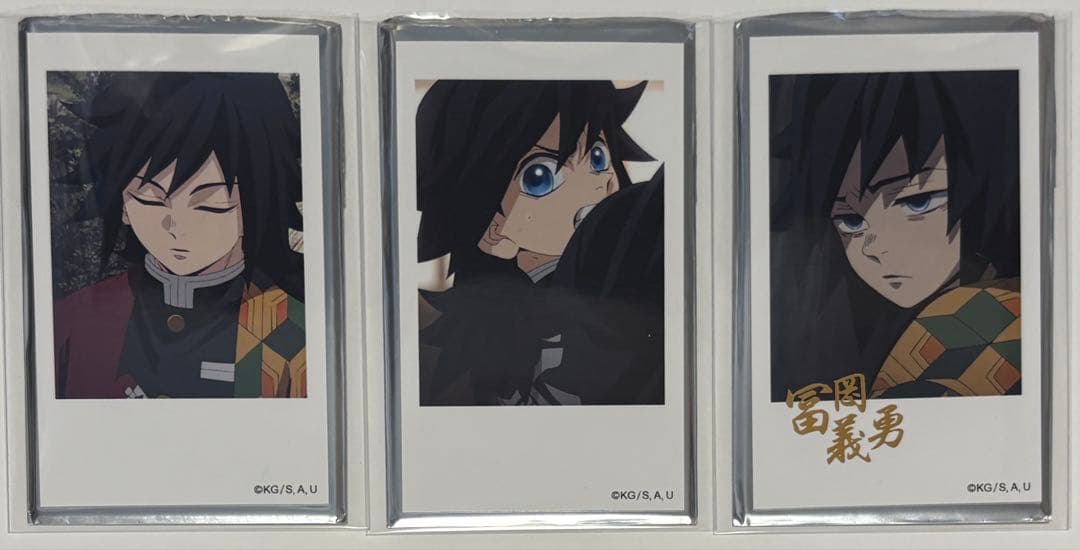 鬼滅の刃 チェキ風ブロマイド 冨岡義勇 - メルカリ
