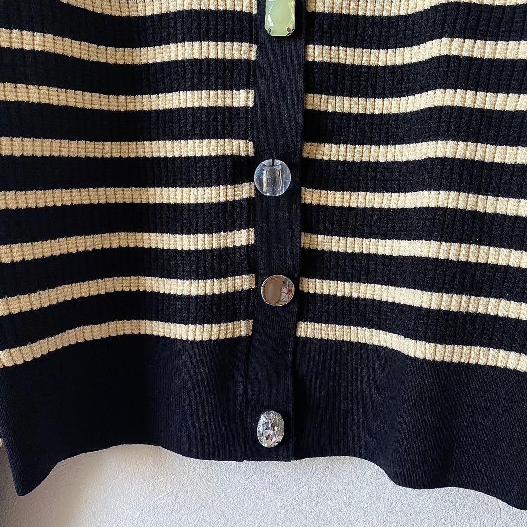 新品・未使用】TORRAZZODONNAワッフル編みビジューカーディガン - メルカリ