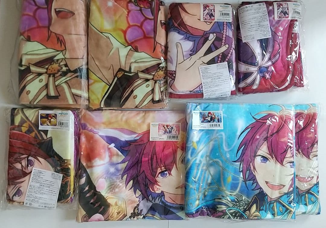 あんスタ ブランケット バスタオル Knights 朱桜司 司 新品☆未開封品☆あんスタ☆Knights【朱桜司】ビジュアルブランケット