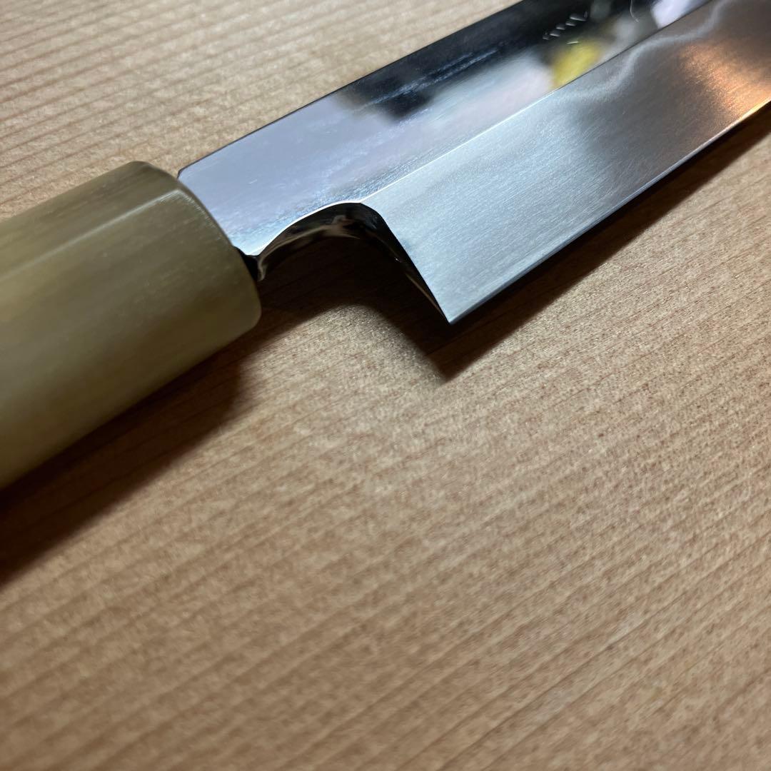 武信？ 本焼 フグ引き包丁 白鋼 天然砥石で本刃付け済み❗️ - メルカリ