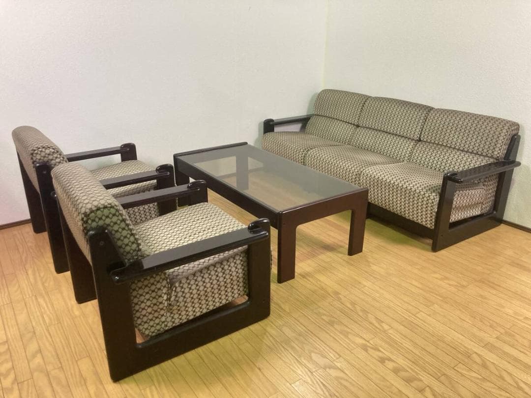 高級 応接セット 大型 3人掛けソファ1人掛け 4点セット オフィス 会議 イス 応接セット 4点セット 4人 応接 ソファ CHA3-TS（商品番号：cha3-ts