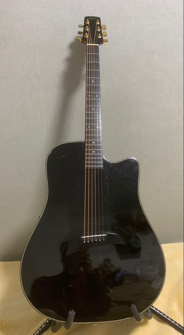 T*i様 【傷あり】K. Yairi エレアコ 型番不明 サウンドホール無し　黒 K.Yairi YD-88BK -Electric Acoustic Series-【2025年製】【日本製