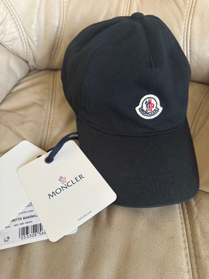 MONCLER ロゴ コットン ベースボール キャップ ユニセックス