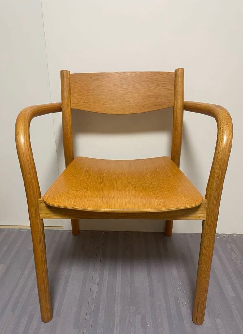 最終価格＊　即購入可　無印良品　オーク材　ダイニングアームチェア