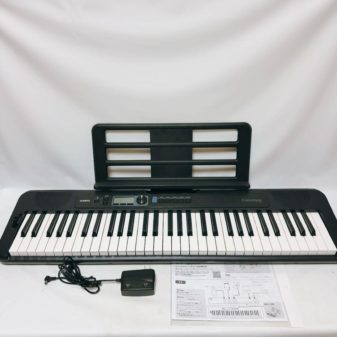 CASIO 電子ピアノ 61鍵 カシオトーンct-s300 専用カバー付き 別売ラッピング袋あり】 CASIO CT-S300 ブラック 61鍵盤 Casiotone