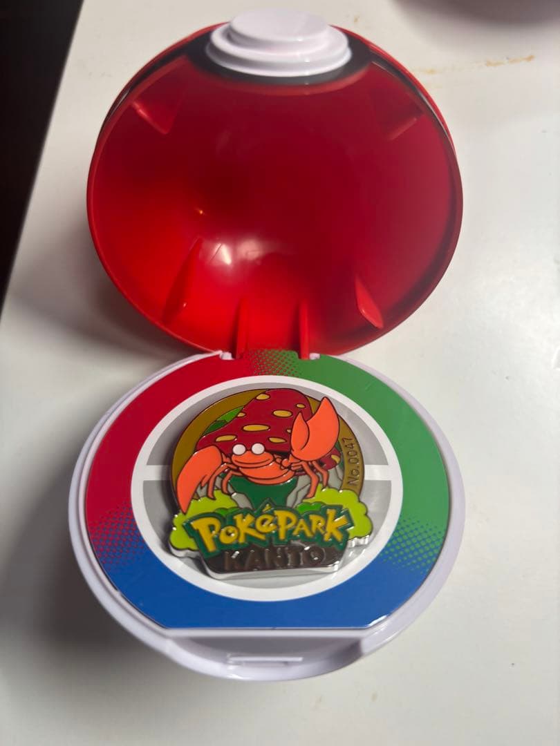 ポケパークカントー限定 モンスターボール ピンズ パラセクトNo.0047