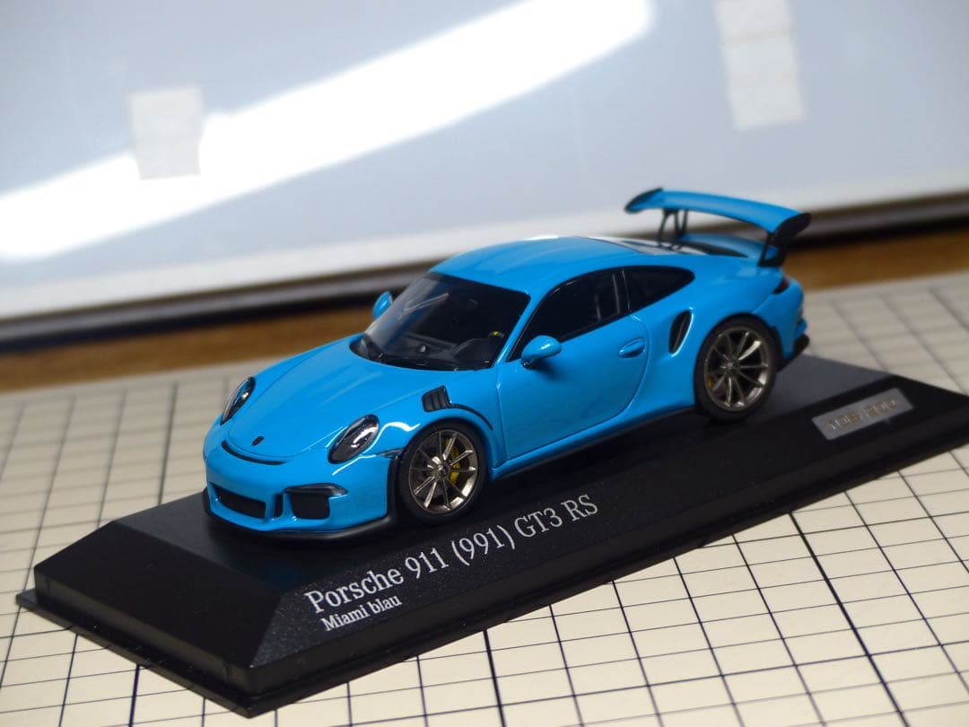 MINICHAMPS ミニチャンプス 991.1 GT3RS マイアミブルー