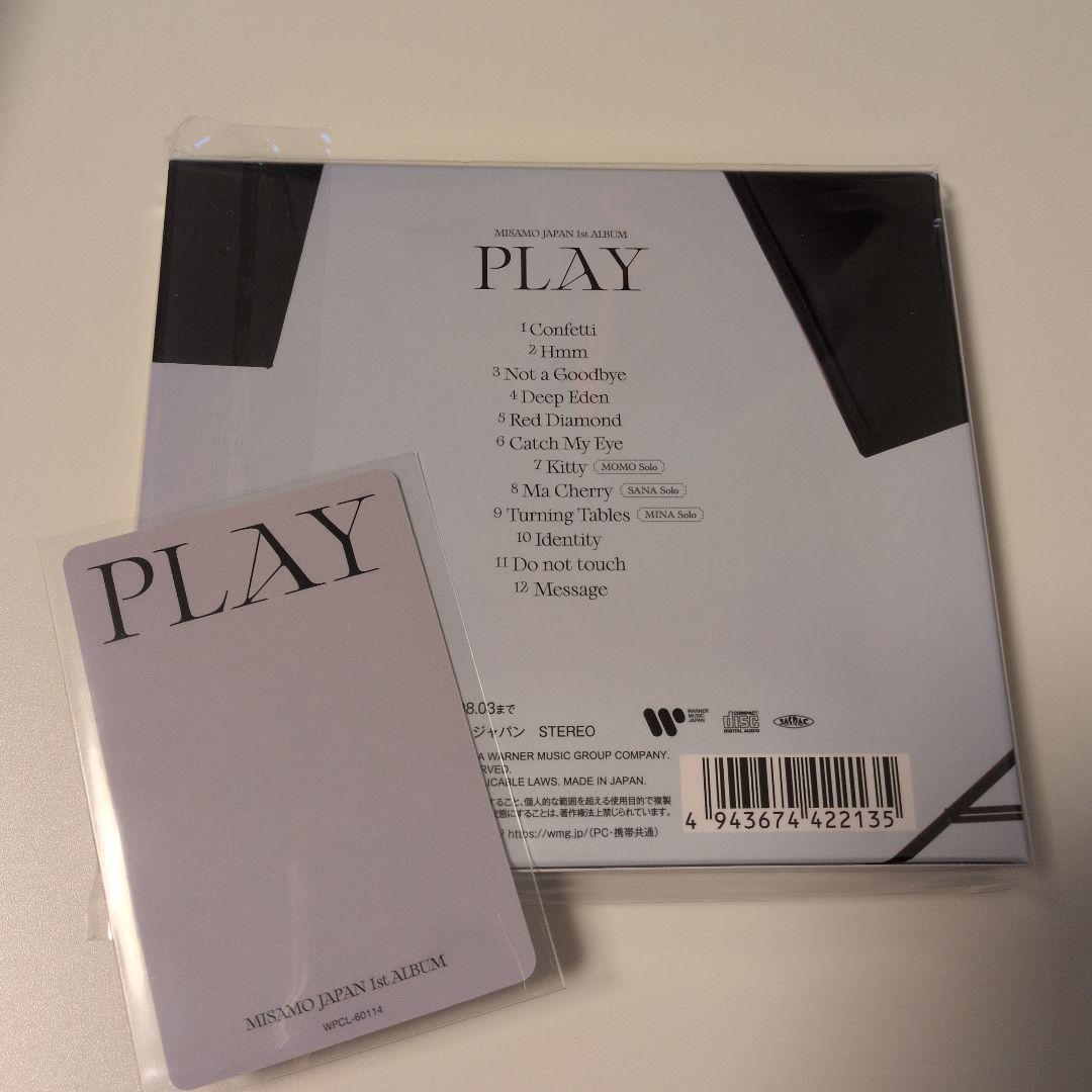MISAMO PLAY ONCEJAPAN限定盤 トレカ モモ ミナCD付き - メルカリ