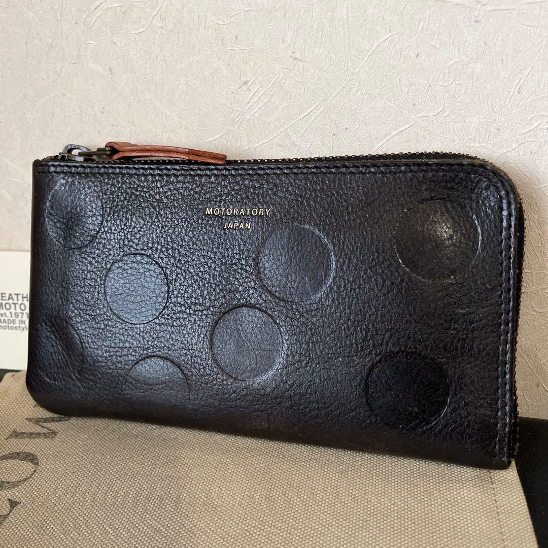motoratory L字ロングウォレット　ドット