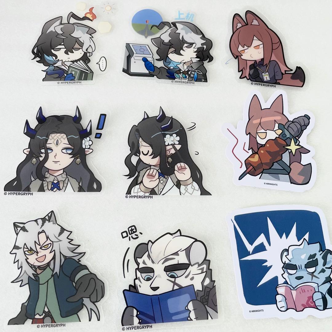 アークナイツ ステッカー 9枚 - メルカリ