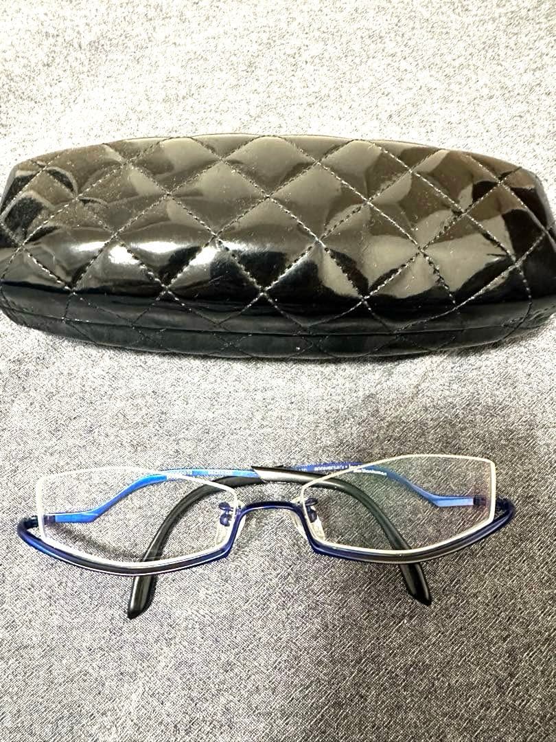 LESS THAN HUMAN po6po10 アンダーリム　ブルー