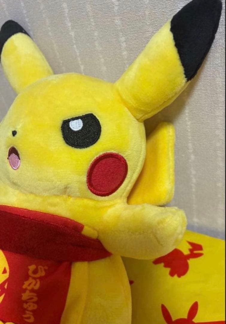 タグ付き】 ポケモンセンターDX 1周年記念 ピカチュウ 力士風