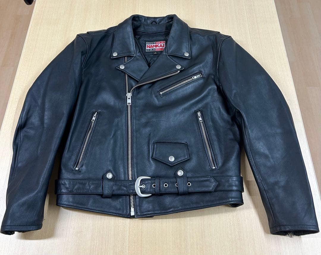 NANKAI ダブルライダースジャケット 黒 - メルカリ