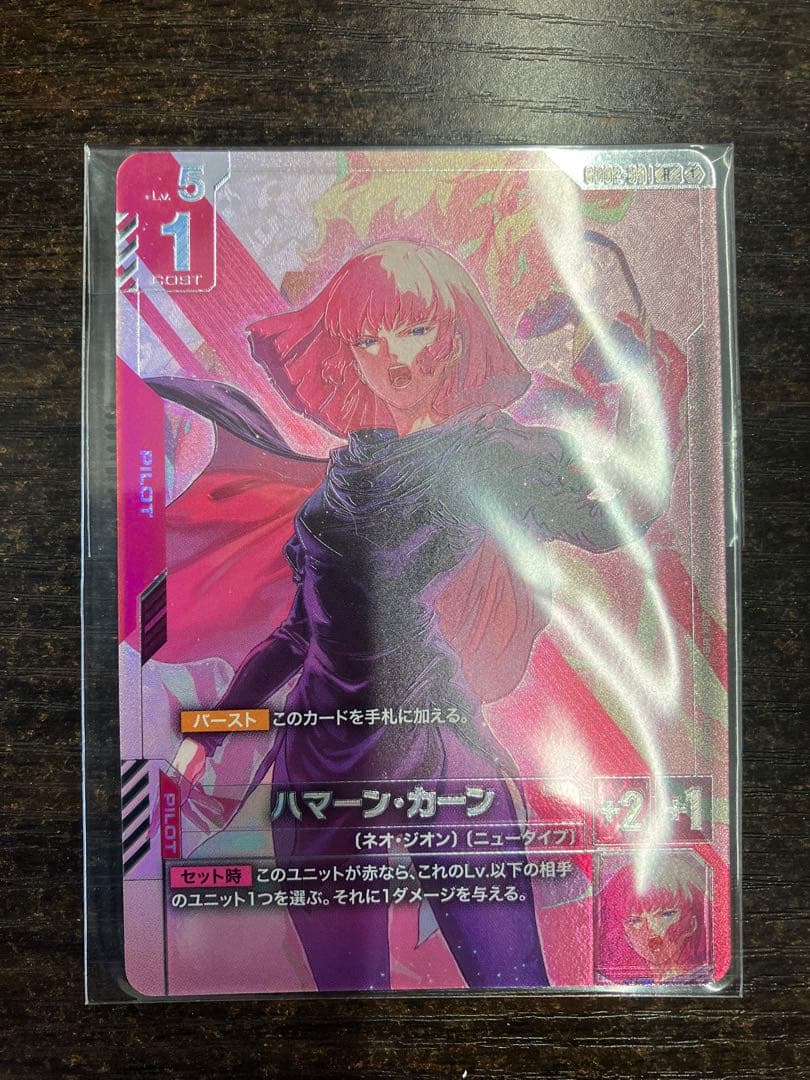 ハマーン・カーン ニュータイプチャレンジ ガンダムカード