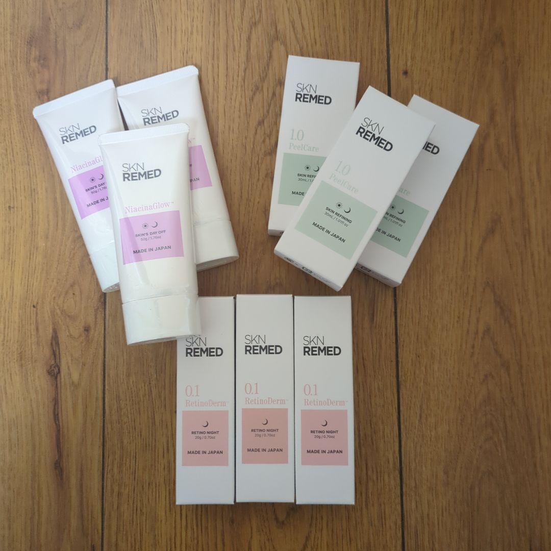 1セットでも購入可！SKN REMED スキンケアセット 日本製3セット